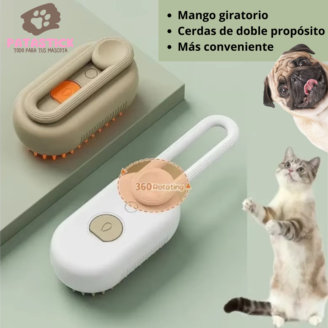 Cepillo de Aseo Recargable para Mascotas